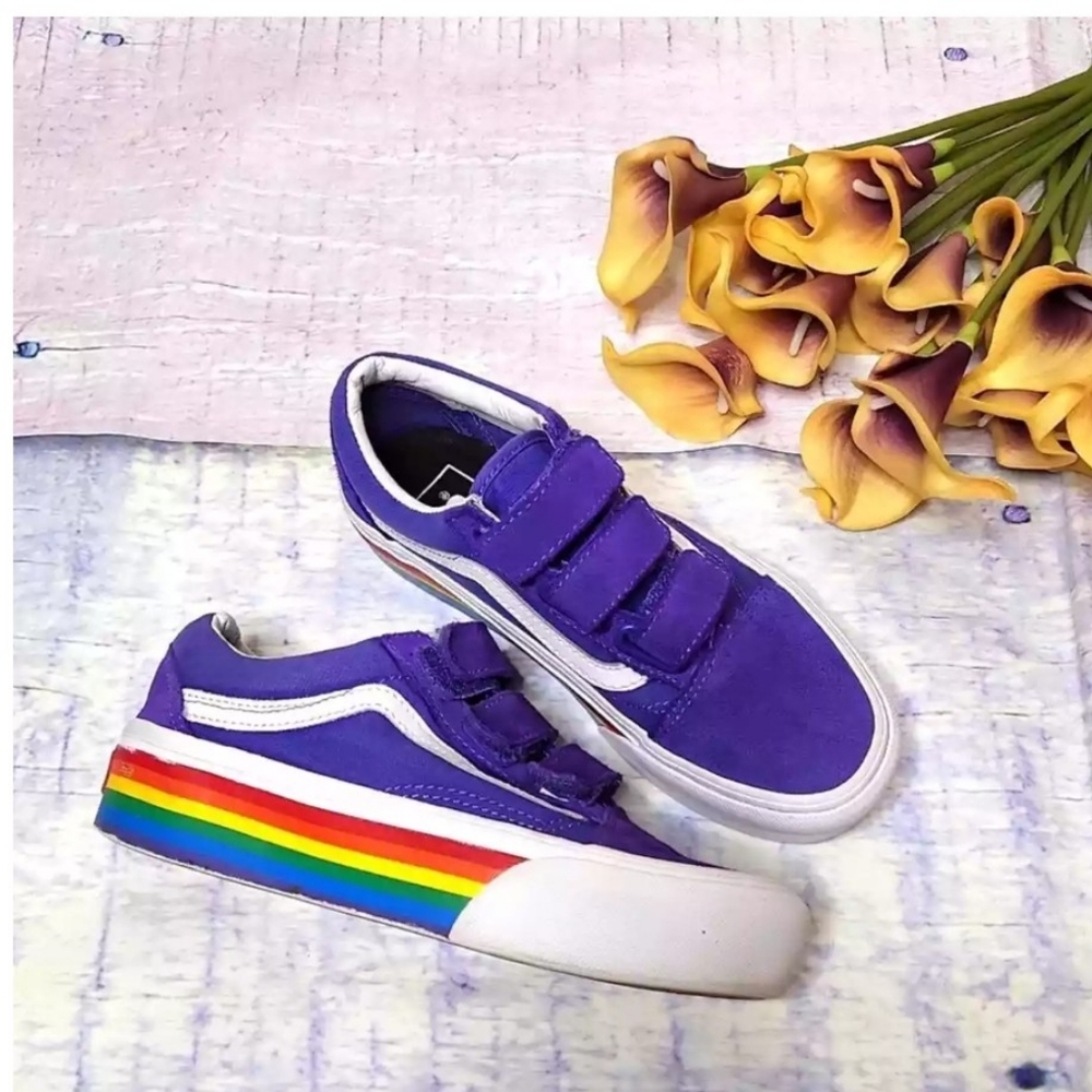 Vans Platform Rainbow size W 10.5 M 9